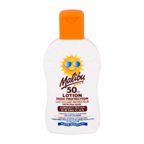 Malibu Kids SPF50 200 ml vodeodolný prípravok na opaľovanie pre deti