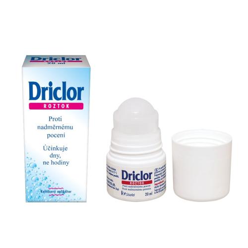 Driclor Antiperspirant 20 ml antiperspirant proti nadmernému poteniu unisex