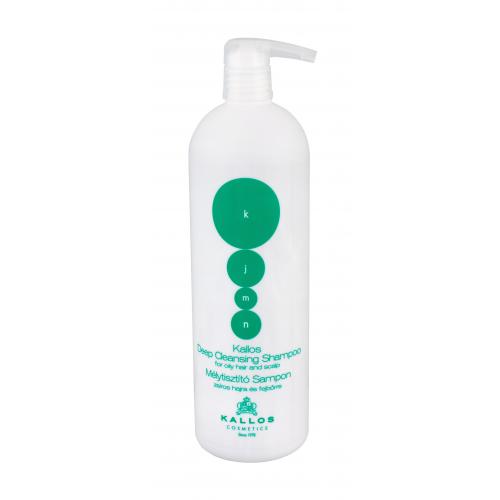 Kallos Cosmetics KJMN Deep Cleansing Shampoo 1000 ml šampón pre mastné vlasy a pokožku hlavy pre ženy