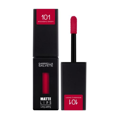 Gabriella Salvete Matte Lips 4,5 ml tekutý rúž s matným efektom pre ženy 101 Strawberry Dream