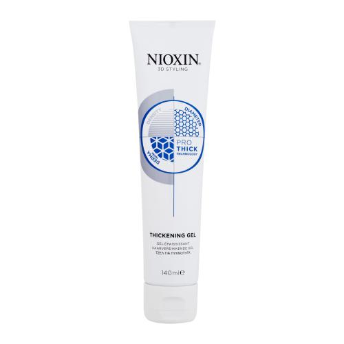 Nioxin 3D Styling Thickening Gel 140 ml gél na vlasy so silnou fixáciou pre ženy