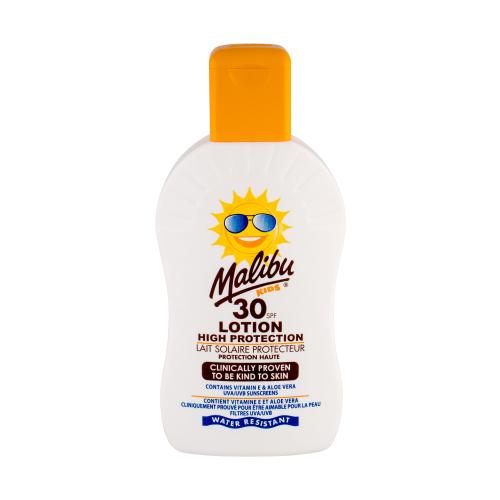 Malibu Kids Lotion SPF30 200 ml opaľovacie mlieko pre deti s aloe vera pre deti