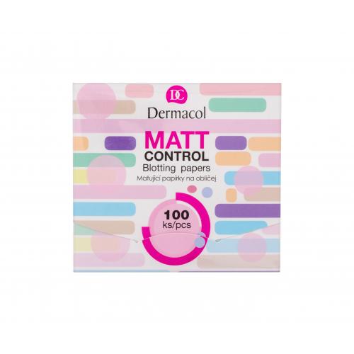 Dermacol Matt Control Blotting Papers 100 ks zmatňujúce papieriky na tvár pre ženy