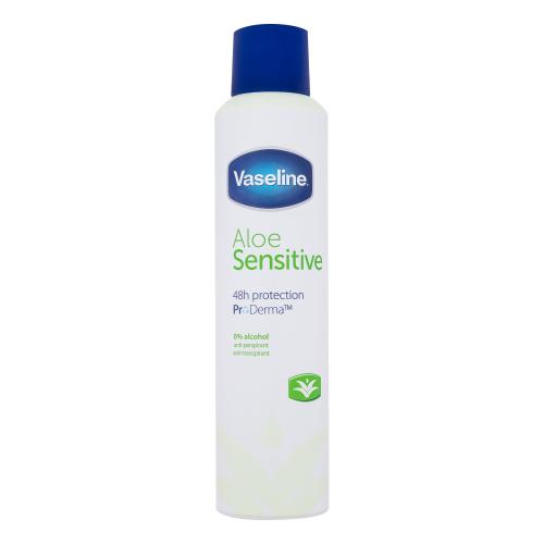 Vaseline Aloe Sensitive 250 ml antiperspirant pre citlivú pokožku pre ženy