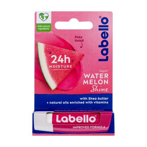 Labello Watermelon Shine 24h Moisture Lip Balm 4,8 g hydratačný a vyživujúci balzam na pery pre ženy