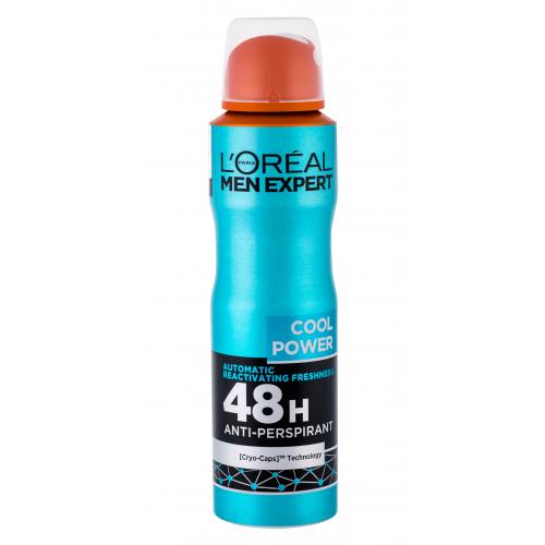 LOréal Paris Men Expert Cool Power 48H 150 ml antiperspirant deospray pre mužov