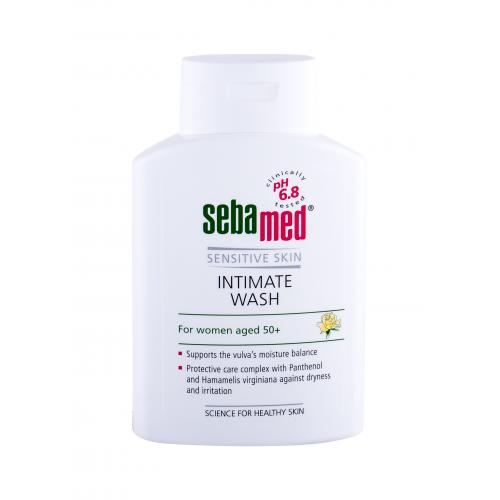 SebaMed Sensitive Skin Intimate Wash Age 50 200 ml intímna čistiaca emulzia pre ženy vo veku 50 pre ženy