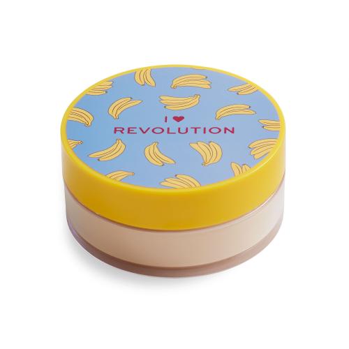 I Heart Revolution Loose Baking Powder 22 g jemný púder pre zmatnenie a fixáciu make-upu pre ženy Banana
