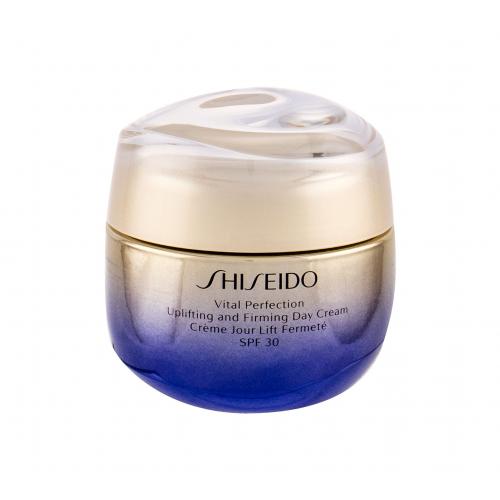 Shiseido Vital Perfection Uplifting and Firming Cream SPF30 50 ml protistarnúci liftingový krém s uv filtrom pre ženy