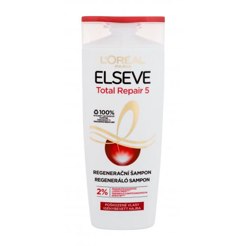 LOréal Paris Elseve Total Repair 5 Regenerating Shampoo 250 ml šampón pre poškodené a oslabené vlasy pre ženy