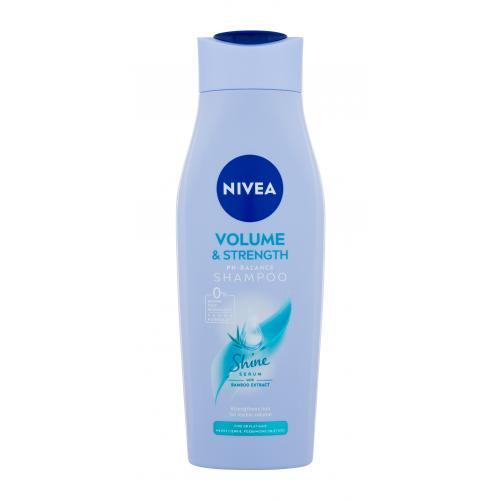 Nivea Volume Strength 400 ml šampón pre jemné a spľasnuté vlasy pre ženy