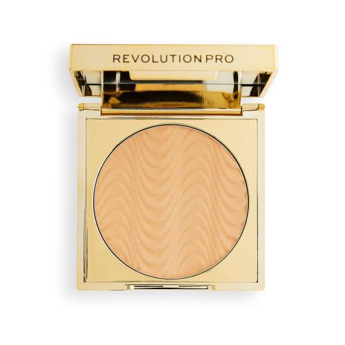 Revolution Pro CC Perfecting Press Powder 5 g kompaktný púder na perfektný vzhľad pre ženy Warm Maple