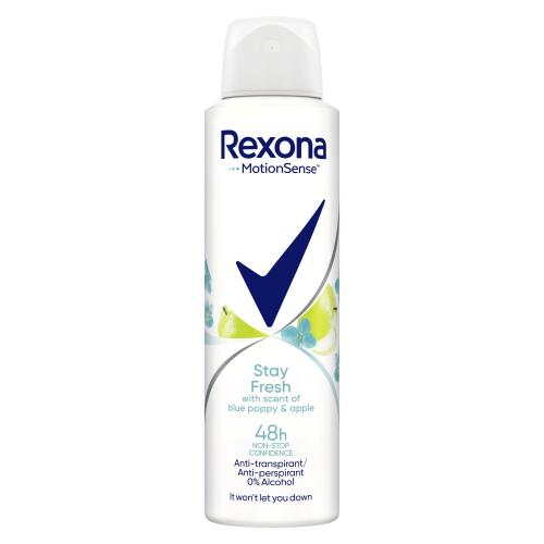 Rexona MotionSense Stay Fresh Blue Poppy  Apple 150 ml antiperspirant deospray pre ženy