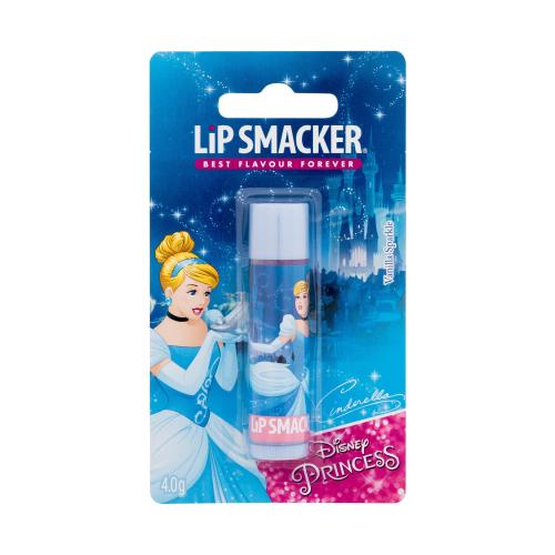Lip Smacker Disney Princess Cinderella Vanilla Sparkle 4 g hydratačný balzam na pery pre deti