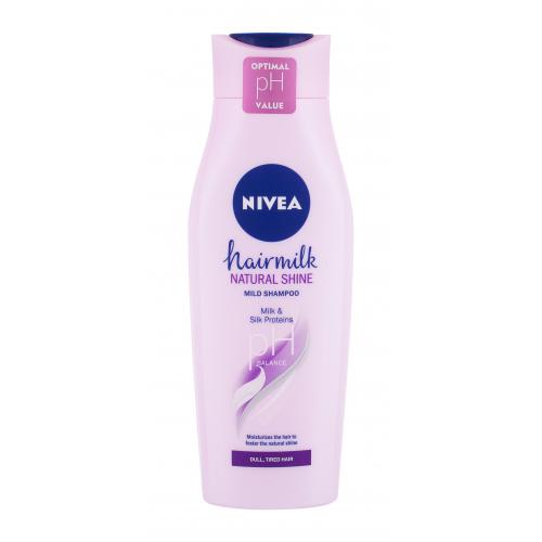 Nivea Hair Milk Shine 400 ml šampón na lesk vlasov. pre ženy