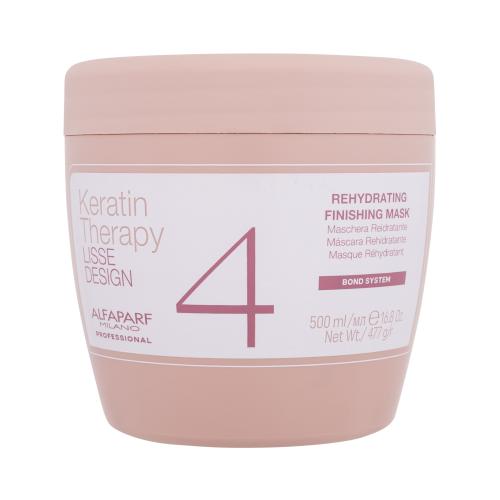 ALFAPARF MILANO Keratin Therapy Lisse Design Rehydrating 500 ml hydratačná maska na vlasy pre ženy