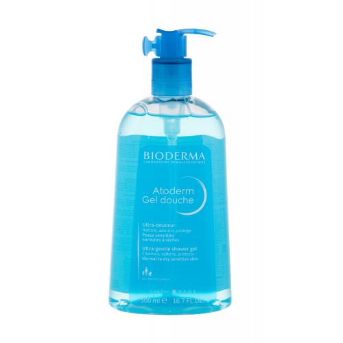 BIODERMA Atoderm Gentle Cleansing Gel 500 ml jemný sprchovací gél na normálnu až suchú citlivú pokožku unisex