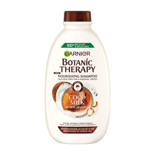 Garnier Botanic Therapy Coco Milk  Macadamia 400 ml vyživujúci a zjemňujúci šampón na podporu vlasov pre ženy