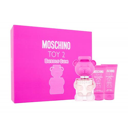 Moschino Toy 2 Bubble Gum darčeková kazeta pre ženy toaletná voda 50 ml  telové mlieko 50 ml  sprchovací gél 50 ml