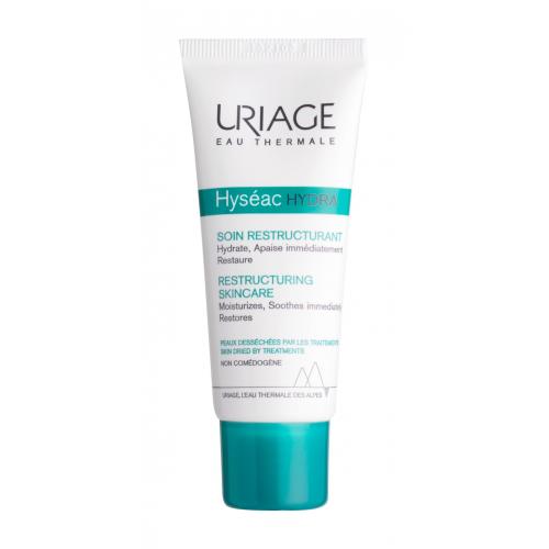 Uriage Hyséac Hydra Restructuring Skincare 40 ml hydratačný krém na pleť vysušenú kozmetickými prípravkami unisex