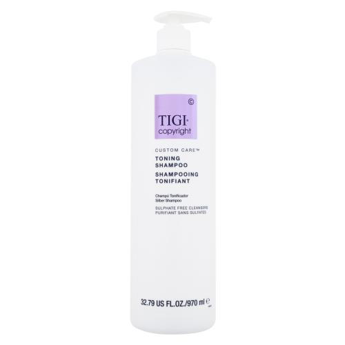 Tigi Copyright Custom Care Toning Shampoo 970 ml šampón na zvýraznenie blond odtieňov pre ženy