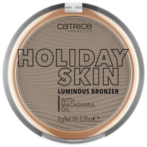 Catrice Holiday Skin Luminous Bronzer 8 g vodoodolný bronzujúci púder pre ženy 020 Off To The Island