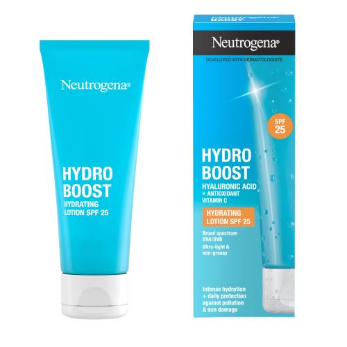 Neutrogena Hydro Boost Hydrating Lotion SPF25 50 ml hydratačný a ochranný pleťový krém unisex