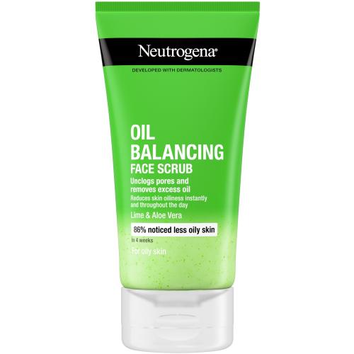 Neutrogena Oil Balancing Face Scrub 150 ml osviežujúci pleťový peeling unisex