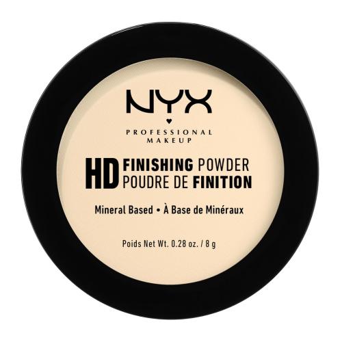 NYX Professional Makeup High Definition Finishing Powder 8 g minerálny púder pre ženy 02 Banana