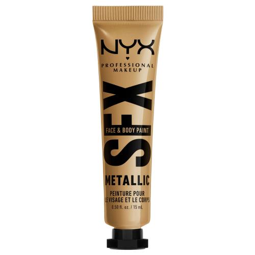 NYX Professional Makeup SFX Face And Body Paint Metallic 15 ml profesionálne farby na tvár a telo pre ženy 05 Gold Dusk