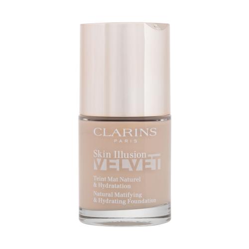 Clarins Skin Illusion Velvet 30 ml zmatňujúci a hydratačný tekutý make-up pre ženy 103N