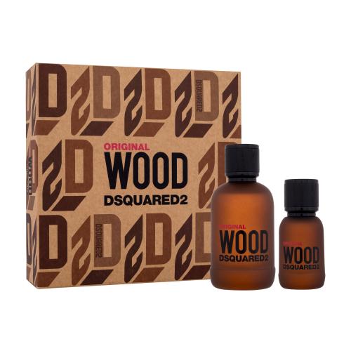 Dsquared2 Wood Original darčeková kazeta pre mužov parfumovaná voda 100 ml  parfumovaná voda 30 ml