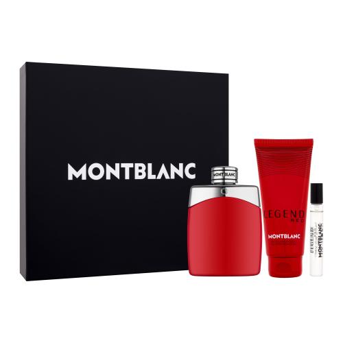 Montblanc Legend Red darčeková kazeta pre mužov parfumovaná voda 100 ml  parfumovaná voda 7,5 ml  sprchovací gél 100 ml