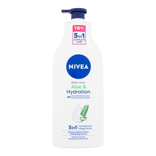 Nivea Aloe  Hydration 48h 625 ml hydratačné telové mlieko s aloe vera pre ženy