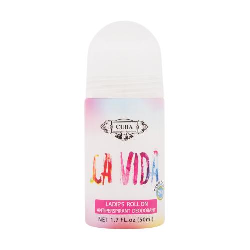 Cuba La Vida Ladies Roll On 50 ml antiperspirant roll-on pre ženy