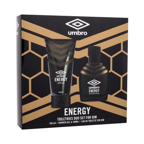 UMBRO Energy darčeková kazeta pre mužov toaletná voda 100 ml  sprchovací gél 150 ml