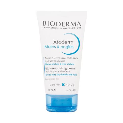 BIODERMA Atoderm Ultra-Nourishing Cream 50 ml krém na suchú, citlivú a atopickú pokožku rúk unisex