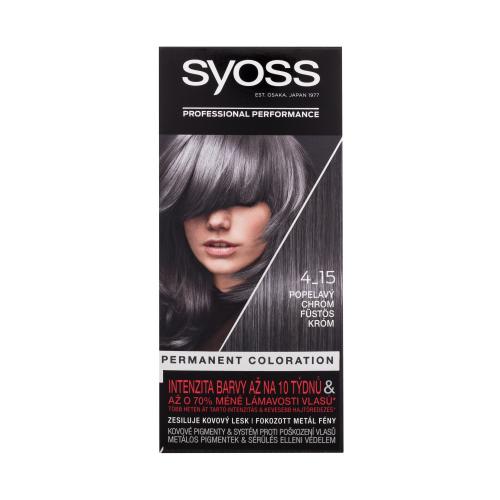 Syoss Permanent Coloration 50 ml permanentná farba na vlasy pre ženy 4-15 Dusty Chrome