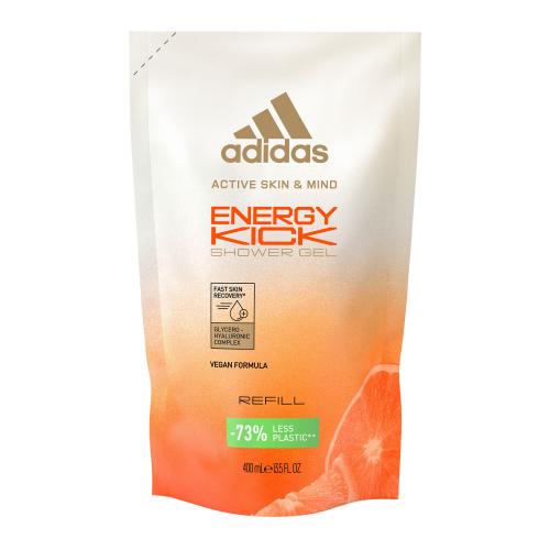 Adidas Energy Kick 400 ml energizujúci sprchovací gél Náplň pre ženy