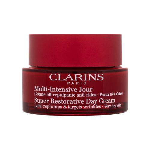 Clarins Super Restorative Day Cream Very Dry Skin 50 ml denný liftingový krém pre veľmi suchú pleť pre ženy