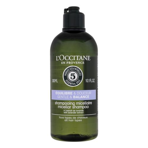 LOccitane Aromachology Gentle  Balance Micellar Shampoo 300 ml micelárny šampón pre prirodzenú rovnováhu pokožky hlavy pre ženy