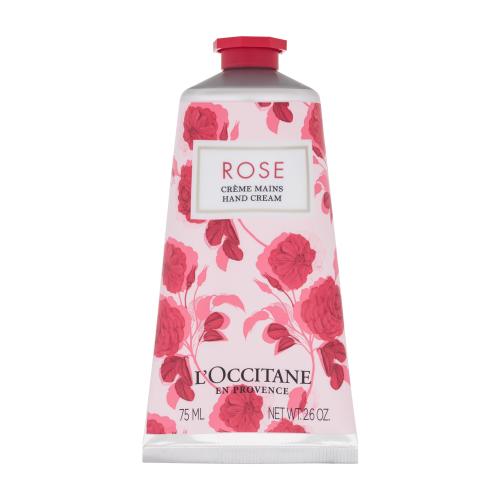 LOccitane Rose Hand Cream 75 ml hydratačný krém na ruky pre ženy