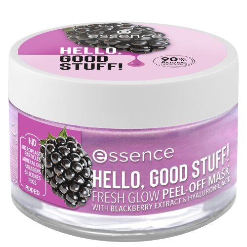 Essence Hello, Good Stuff! Fresh Glow Peel-Off Mask 50 ml hydratačná odlupovacia maska pre žiarivú pleť pre ženy