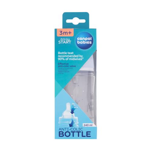 Canpol babies Royal Baby Easy Start Anti-Colic Bottle Little Prince 3m 240 ml dojčenská fľaša pre deti