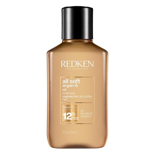 Redken All Soft Argan-6 Oil 111 ml ošetrujúci olej na suché a krehké vlasy pre ženy