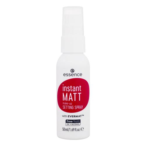 Essence Instant Matt Make-Up Setting Spray 50 ml ľahký fixačný sprej s matným efektom pre ženy
