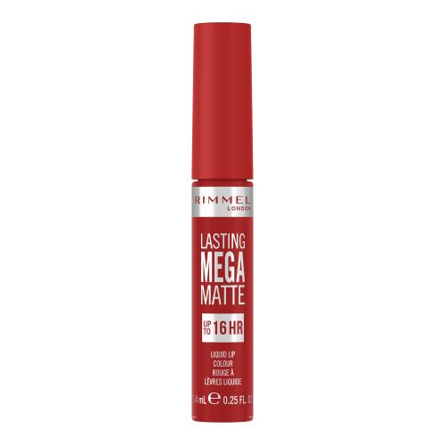 Rimmel London Lasting Mega Matte Liquid Lip Colour 7,4 ml dlhotrvajúci matný tekutý rúž pre ženy Fire Starter