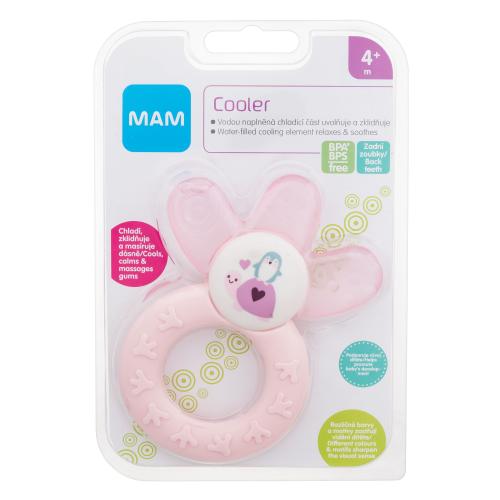 MAM Cooler Teether 4m Pink 1 ks chladiace hryzadlo pre deti