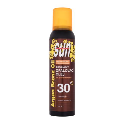 Vivaco Sun Argan Bronz Oil Spray SPF30 150 ml suchý opaľovací olej v spreji unisex