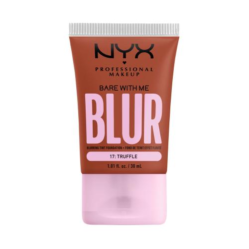 NYX Professional Makeup Bare With Me Blur Tint Foundation 30 ml zmatňujúci make-up so stredným krytím pre ženy 17 Truffle
